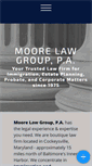 Mobile Screenshot of moorelawgroup.net